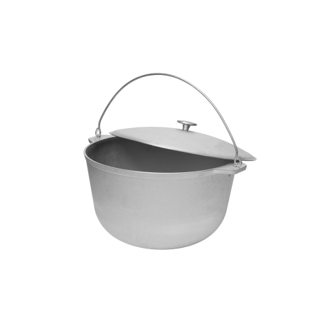 Casa si Gradina - Ceaun din aluminiu alimentar cu capac, capacitate 16 litri ROTOR