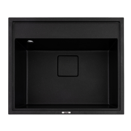 Sanitare  - Chiuveta de bucatarie Elefant Premium SHERLIT, Negru metalic 600x500 mm