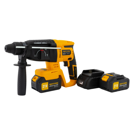 Ciocan rotopercutor cu acumulator, RRH21V ROTOR 21V/3Ah , 1800 rpm, 4450 bpm, [1]