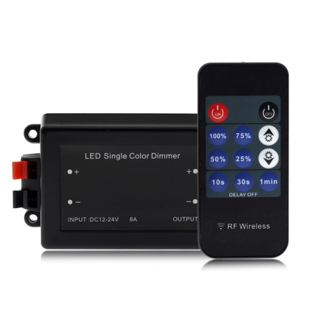 Scule si Unelte - Dimmer / comutator wireless pentru Banda LED cu Telecomanda, 12V - 24V