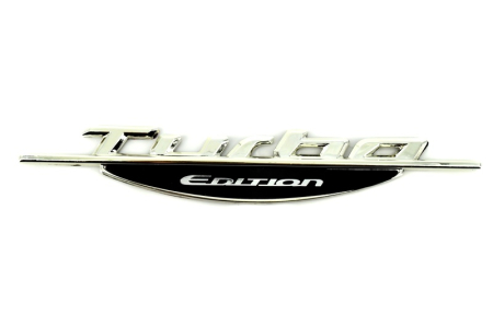 Ornamente Exterior - Emblema auto TURBO EDITION (reliefata 3D) - cu banda adeziva