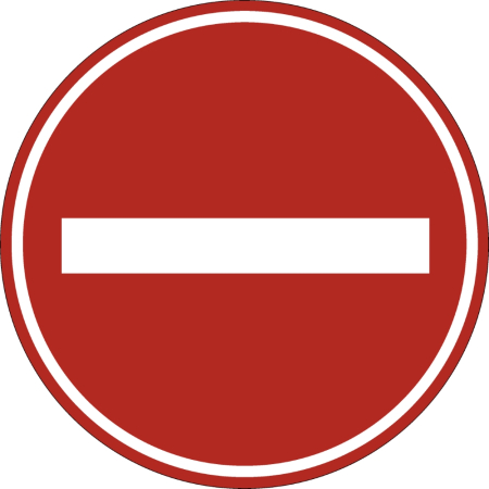 Stickere Autoadezive - Eticheta, Autocolant Reflectorizant Semn Accesul Interzis, Diamentru 18cm