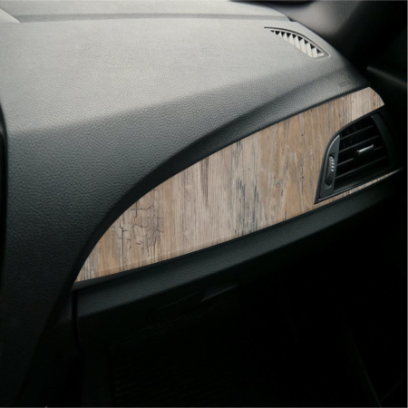 Folie Deco Trimuri - Folie Auto Colantare Trimuri, Model Lemn Rustic, 100 x 45cm