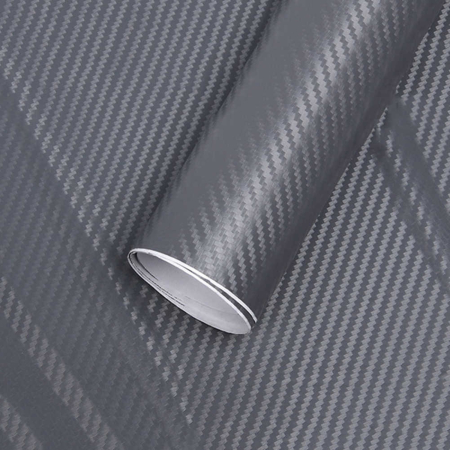 Folii Carbon - Folie colantare auto Carbon 3D - Antracit (3m x 1,27m)