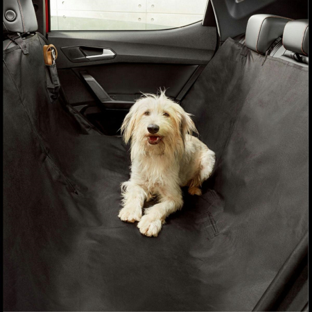 Custi Transport Animale - Husa Auto pentru transport Caine sau Pisica, 142 x 142 cm, culoare neagra
