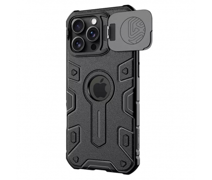 Iphone 16 Pro Max - Husa iPhone 16 Pro Max MagSafe pentru Apple, Nillkin, CamShield Armor Prop, Neagra
