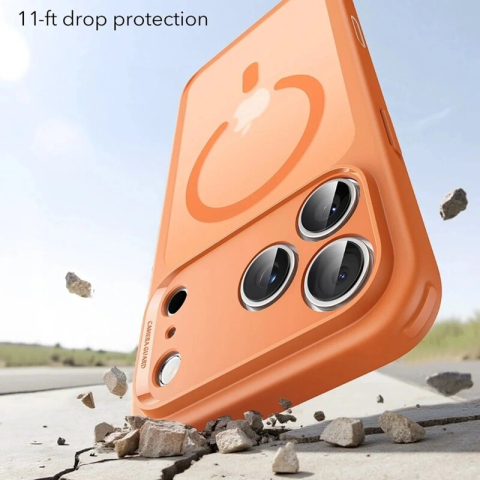 Husa iPhone 17 Pro Max ESR Classic Hybrid HaloLock, portocalie [3]