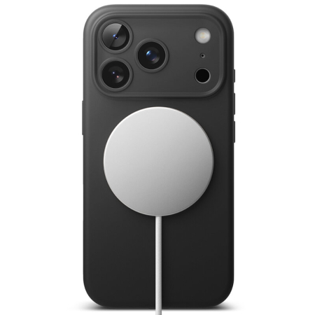 Husa iPhone 17 Pro Max Ringke Silicone Magnetic MagSafe, neagra [4]
