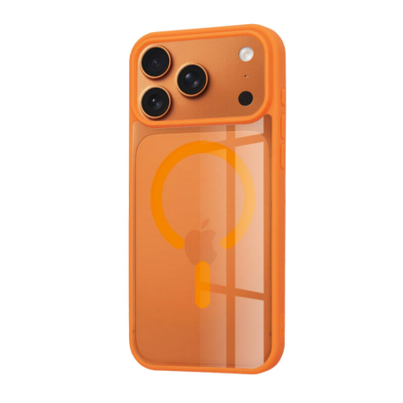 Husa iPhone 17 Pro Max Techsuit MagSafe Pro, portocaliu [2]