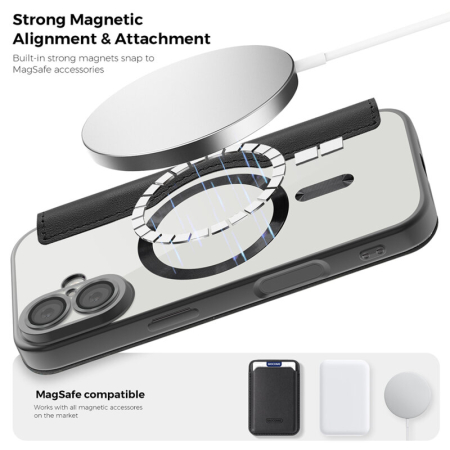 Husa iPhone 17 Pro Max Techsuit SmartMag Book Case, maro [3]