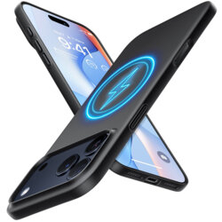 Huse Iphone 17 Pro Max - Husa iPhone 17 Pro Max Torras SlimFit MagSafe Series, negru