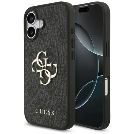 Iphone 17 - Husa originala Guess iPhone 17 Hardcase 4G Big Logo, negru, GUHCP17S4GMGGR