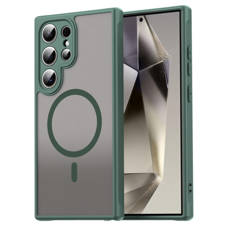 SAMSUNG - Husa Samsung Galaxy S24 Ultra Techsuit HaloFrost II MagSafe, verde