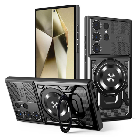 SAMSUNG - Husa Samsung Galaxy S24 Ultra Techsuit RuggedCam, negru