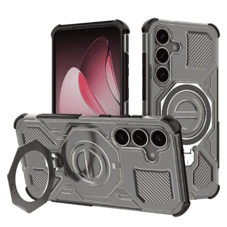 SAMSUNG - Husa Samsung Galaxy S25 Plus Techsuit Carbon Shield PRO, fumuriu