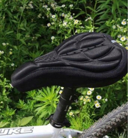 Accesorii Biciclete - Husa universala neagra cu gel pentru scaunul bicicletei AVX-RW5D