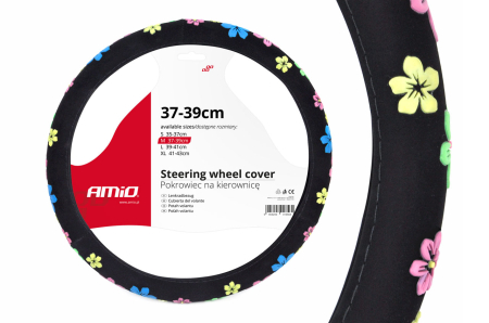 Accesorii Autoturisme - Husa volan model Floral  SWC-13-M (37-39cm)