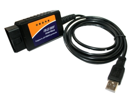 Scule si Unelte - Interfata diagnoza auto OBD2 ELM 327, conectare prin USB