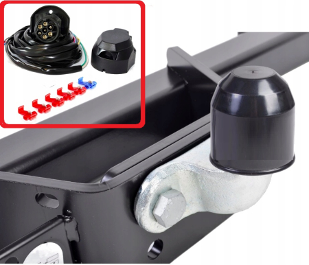 Cabluri si Cablaje - Kit cablaj pentru montaj carlig remorca, priza cu 7 pini, lungime cablu 1,5m