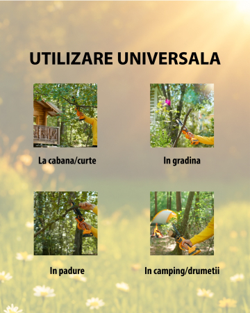 Mini drujba 8" pe acumulator cu 2 acumulatori 21V /2Ah si incarcator ROTOR RBS-82 [4]