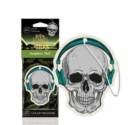 Odorizante Auto - Odorizant Auto AROMA DIA DE LOS MUERTOS Headphones Skull