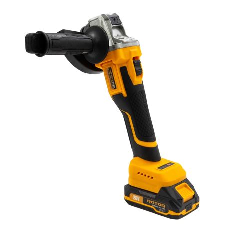 Polizor unghiular cu acumulator ROTOR R-PU2A 20V / 2Ah, brushless [7]