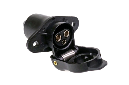 Fise si Prize - Priza remorca din plastic cu 3 pini