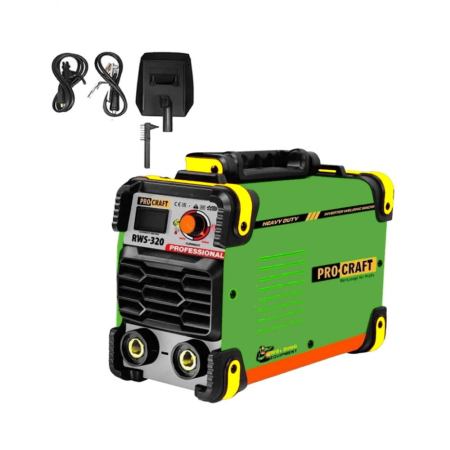 PROCRAFT RWS320 invertor de sudura , produsul contine taxa timbru verde 2.5 Ron, 4,8 kg [1]