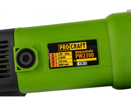 PW2300 polizor unghiular PROCRAFT, produsul contine taxa tv 2.2 lei [3]