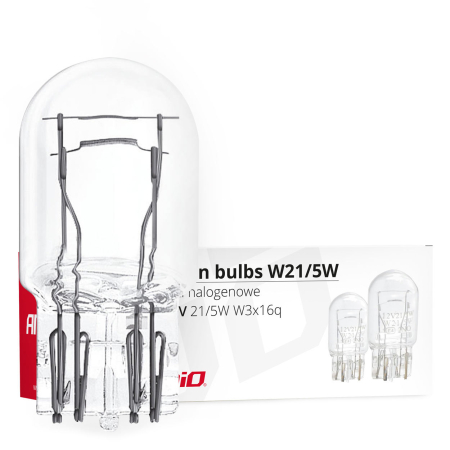 Iluminat Auto - Set 10 becuri cu halogen T20, W21 / 5W, W3x16q