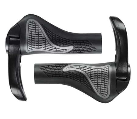 Unelte si Suporti Biciclete - Set 2 ghidoane, manere bicicleta, forma anatomica, AVX-RW23