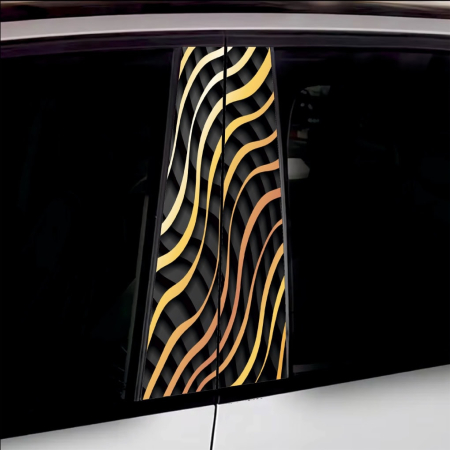 Stickere Stalp Usa - Set 2 stickere decorative pentru stalpii usilor, print autoadeziv de inalta rezolutie, dimensine 2 buc x 50 x 22 cm , cod: AVX-SSU-14