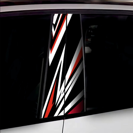 Stickere Stalp Usa - Set 2 stickere decorative pentru stalpii usilor, print autoadeziv de inalta rezolutie, dimensine 2 buc x 50 x 22 cm , cod: AVX-SSU-29