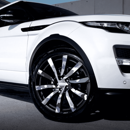 Folii Colantare Jante - Set 4 Folii Imprimate Outdoor cu EcoSolvent, autoadezive, pentru decorarea jantelor auto, dimetru 60 cm, model FJT-08