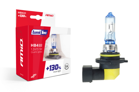 Becuri Halogen - Set becuri cu halogen HB4 12V 51W LumiTec LIMITED + 130% DUO BOX