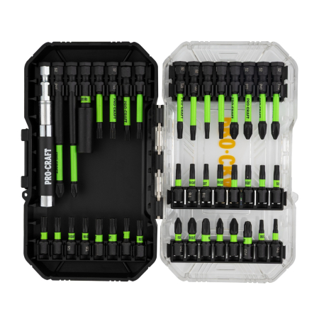 Scule de mana, Consumabile si Depozitare  - Set biti de impact PROCRAFT IBS-41 , 41 piese