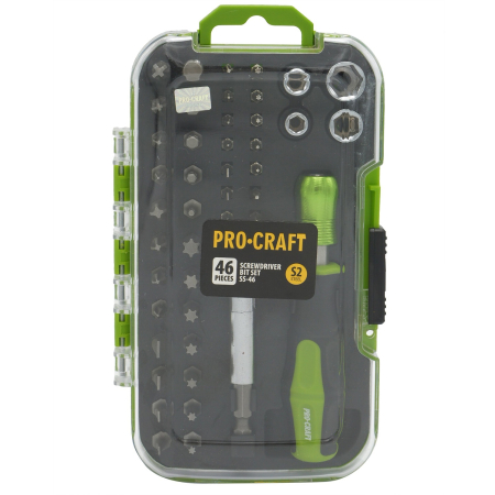 Set de biți PROCRAFT (46 piese) SS-46 [2]
