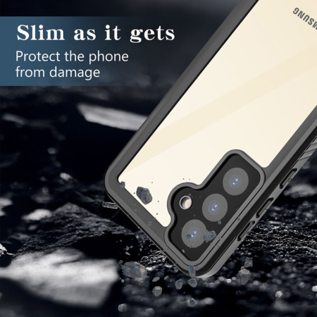 ShellBox Carcasă pentru Samsung Galaxy S24 Plus - Carcasă impermeabilă ShellBox IP68 - Neagră [3]
