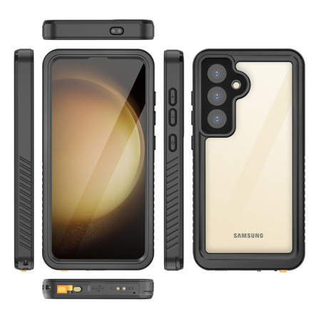 ShellBox Carcasă pentru Samsung Galaxy S24 Plus - Carcasă impermeabilă ShellBox IP68 - Neagră [1]