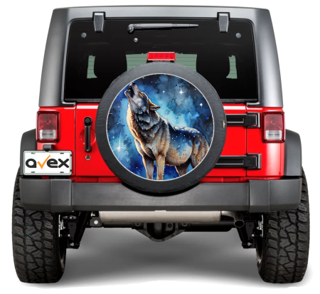 Sticker Roata de Rezerva - Sticker Auto "Roata de Rezerva" rezistenta la intemperii si raze UV, diametru 55 cm, Cod: AVX-RR01