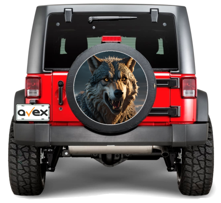 Sticker Roata de Rezerva - Sticker Auto "Roata de Rezerva" rezistenta la intemperii si raze UV, diametru 55 cm, Cod: AVX-RR03