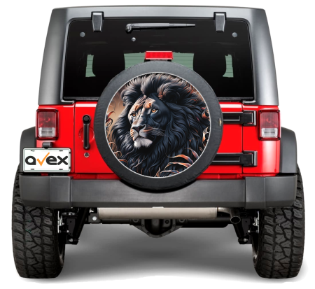 Sticker Roata de Rezerva - Sticker Auto "Roata de Rezerva" rezistenta la intemperii si raze UV, diametru 55 cm, Cod: AVX-RR04