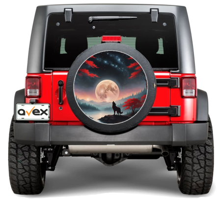 Sticker Roata de Rezerva - Sticker Auto "Roata de Rezerva" rezistenta la intemperii si raze UV, diametru 55 cm, Cod: AVX-RR17