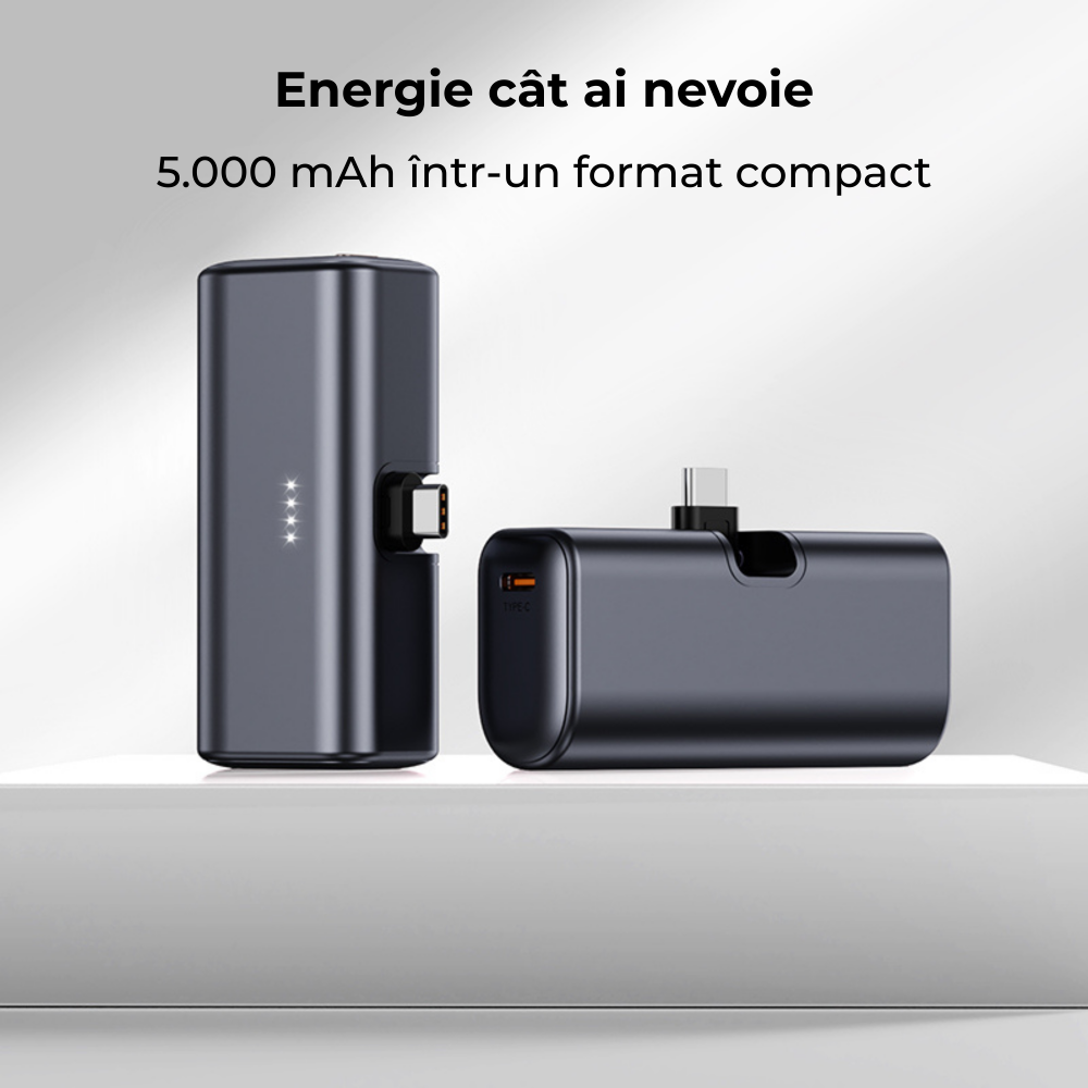 Baterie externa 5000mAh USB-C 18W | Gold [2]