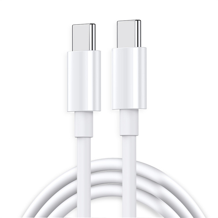 Cablu de date si încărcare USB-C la USB-C 65W, 1m, Alb [1]