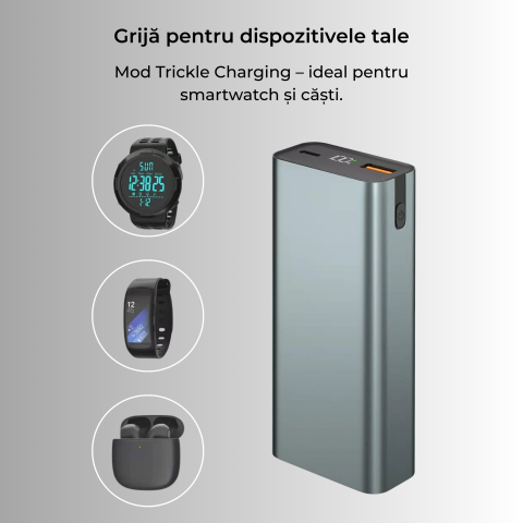 Baterie externa 10000mAh 45W | Negru [3]