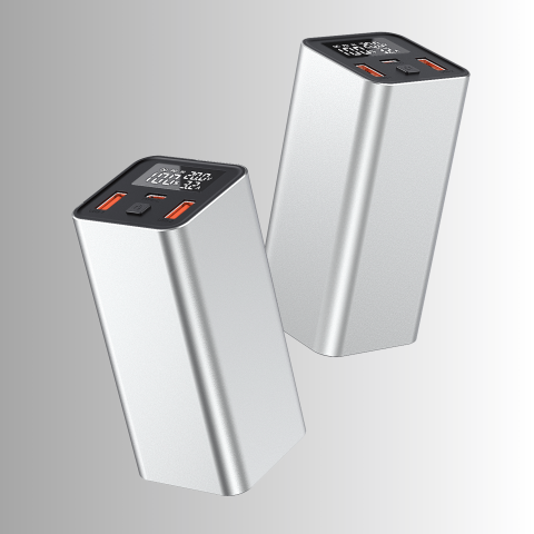 Baterie externa 20000mAh 65W laptop | USB-C & USB-A Negru [3]