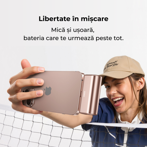 Baterie externa 5000mAh USB-C 18W | Gold [3]
