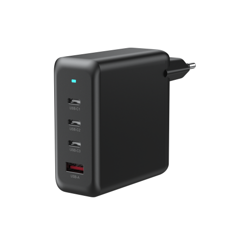 Încărcătoare priză - Incarcator 100W – 3x USB-C + 1x USB-A, incarcare rapida pentru laptop, telefon si tableta