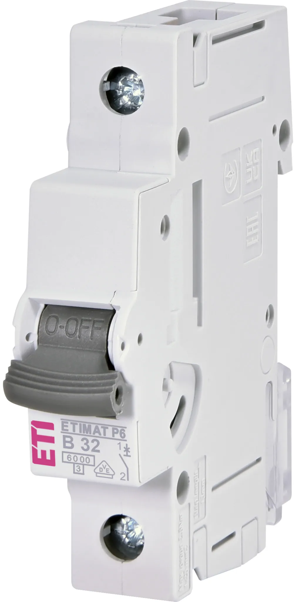 Protectie si comutatie - Siguranta automata MCB 32A 1P Curba B 6kA ETI
